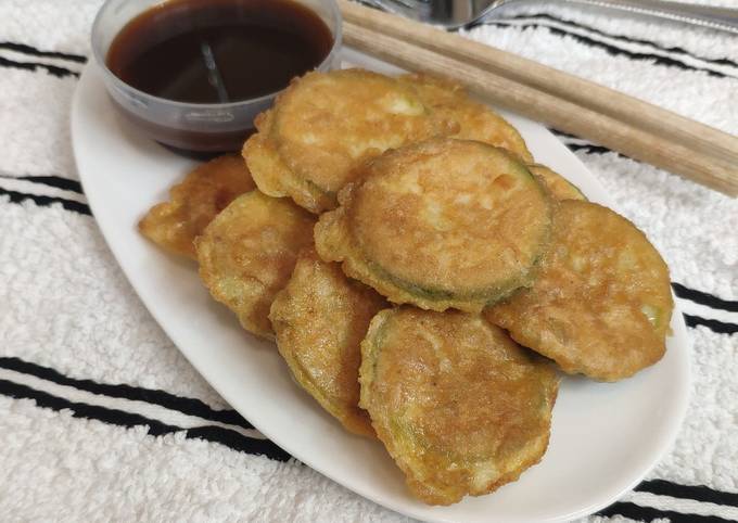 Fried Zucchini (Timun Goreng)