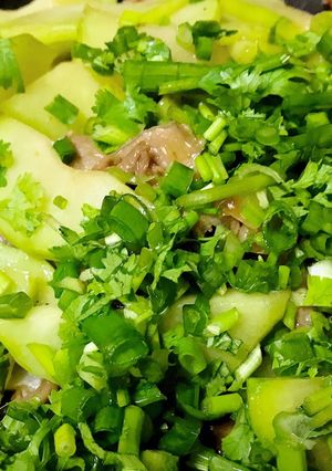 Hình của món Susu xào thịt.