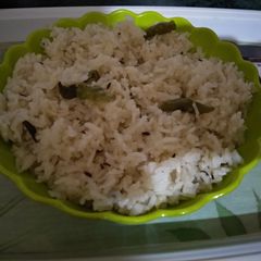 A picture of Authentic Hyderabadi bagara khana.