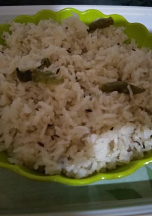 A picture of Authentic Hyderabadi bagara khana.