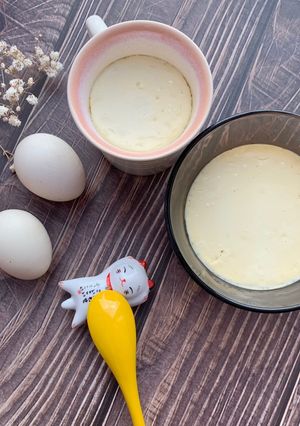 Hình của món Bánh Flan cốt dừa không chứa sữa.
