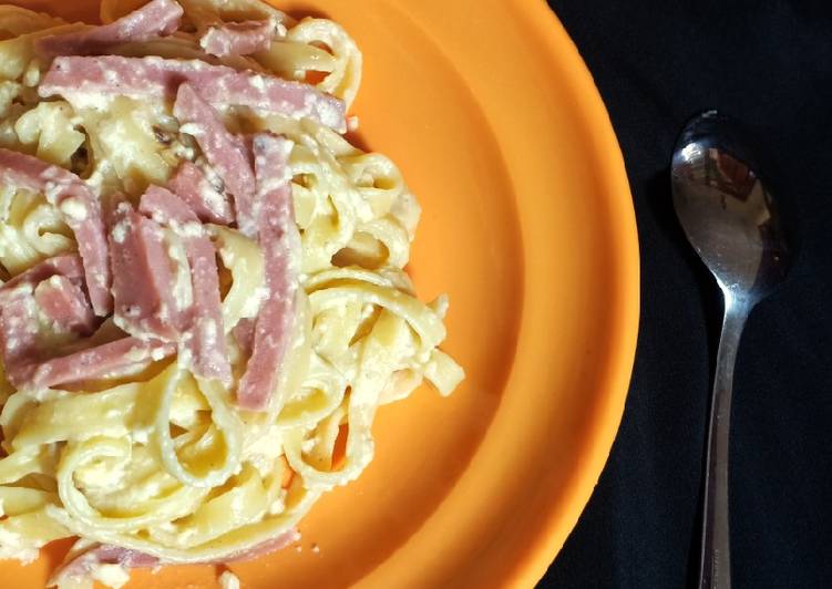 Cara Gampang Membuat Fettuchine Carbonara, Menggugah Selera