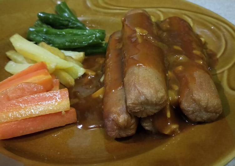 Steak Sosis Sederhana