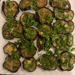 A picture of Roasted Aubergine Slices.