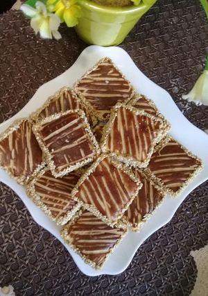 صورة لوصفة حلوة جافة بلجلجلان😘