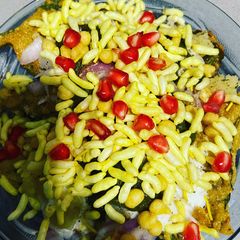 Palak chaat A picture of Palak chaat.