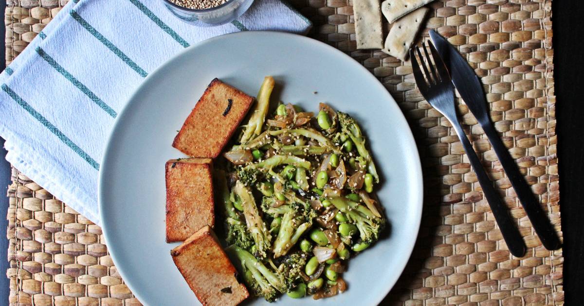 Tofu Marinado Con Miso Y Verduras Receta De Micocinaesunjardin- Cookpad