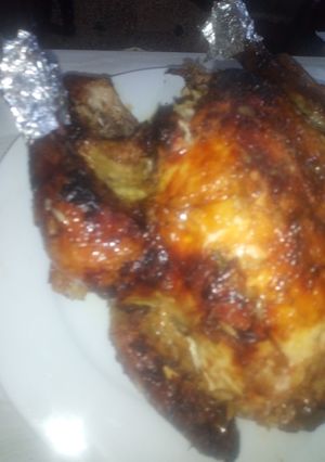 صورة لوصفة دجاجة محمرة بأرز