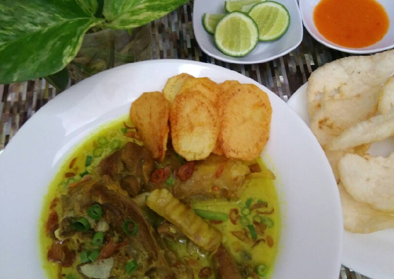 Soto Kuning Khas Bogor (Daging Kambing)