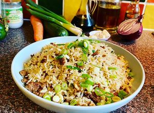 Sült rizs recept fotója