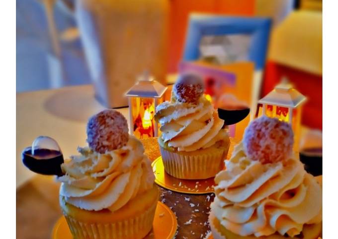 Bagaimana cara membuat Klepon cupcakes ubi kuning, eggless and butterless  sempurna