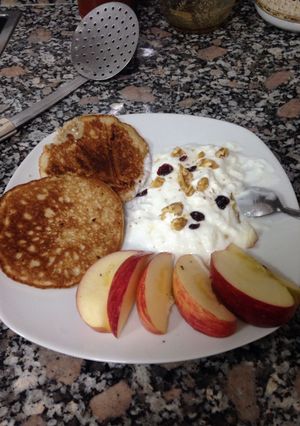 Foto principal de Tortitas de avena y plátano