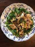 California Farm Fresh Made Bowtie Pasta and Squid Rabas Tappas