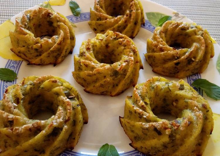 Recipe: Appetizing Savoury Corn bundt cakes