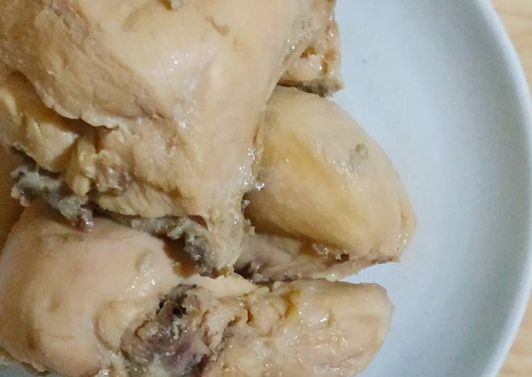 Resep Ayam Rebus Bawang Putih yang Menggugah Selera