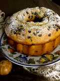 Ciambellone alla zucca, yogurt e cioccolato fondente