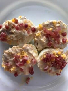 Una foto de Huevos rellenos