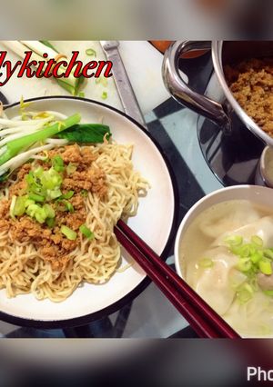 Foto resep Mie Ayam Bakso Pangsit (ayam+udang)