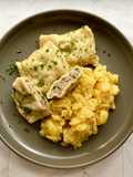 Maultaschen mit Kartoffelsalat