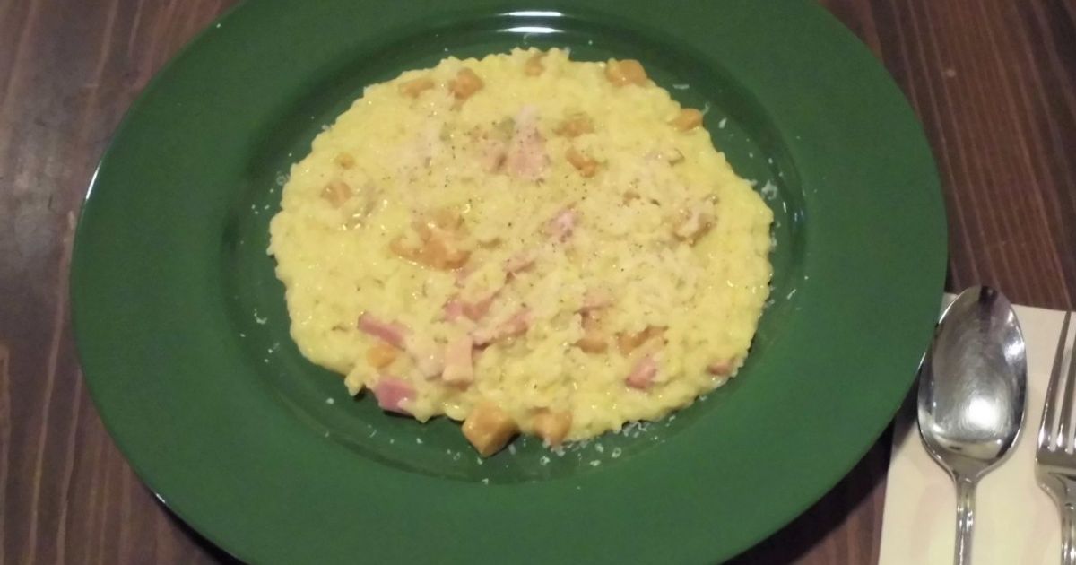 Resep Bacon and Pumpkin Risotto Enak, Praktis, dan Mudah Dibuat - foto hasil masakan