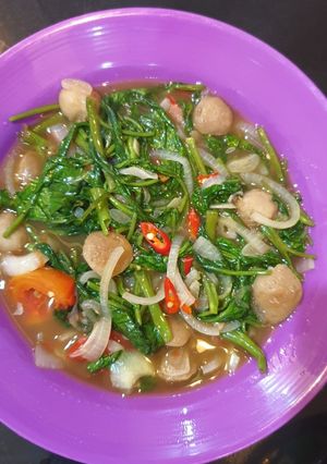 Foto resep Cah kangkung saori tiram