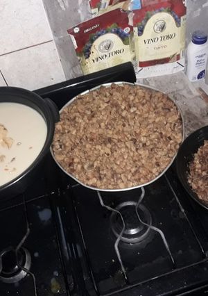 Una foto de Chicharrón de grasa vacuno