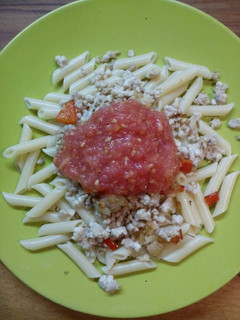 Una foto de Macarrones light