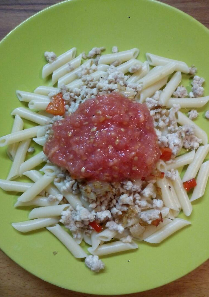 Una foto de Macarrones light