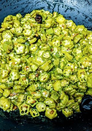 A picture of Okra.