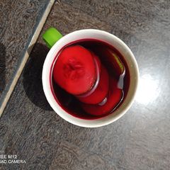A picture of Hot Zobo drink.