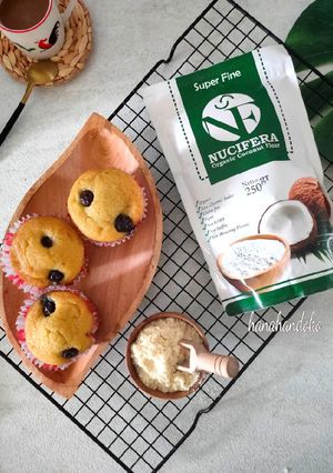 Foto resep Muffin blueberry low carb bebas gluten