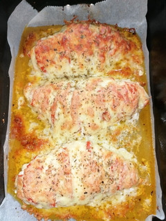 Una foto de Pollo "relleno"
