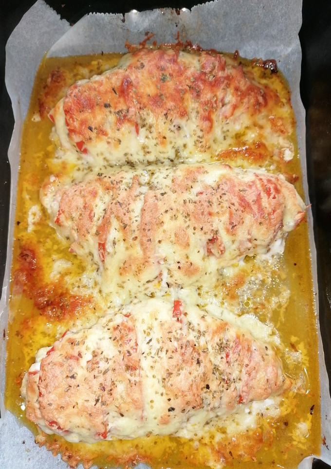 Una foto de Pollo "relleno"