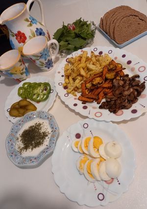 عکسی از دستور شام خوشمزه و سالم