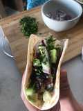 Taco con costillas de cerdo asado, David muñoz ❎