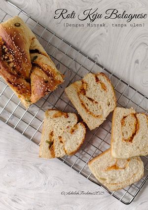 Foto resep Roti Kepang Keju Bolognese
