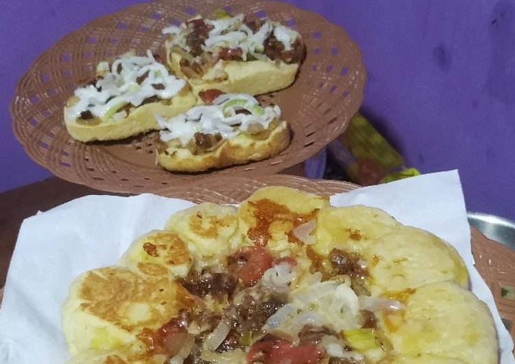 Resep Pizza Homemade Teflon Empuk (Tanpa Saus), Menggugah Selera