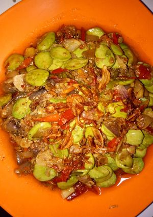 Foto resep Tumis Bawang Merah + Pete (KEKINIAN)