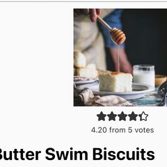A picture of Butter Swim Biscuits.