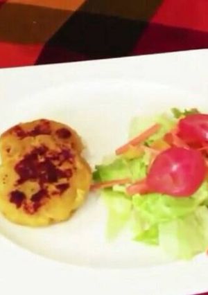 Una foto de Tortitas de plátano