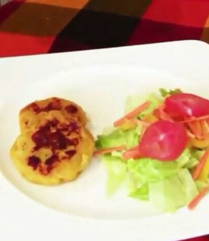 Una foto de Tortitas de plátano