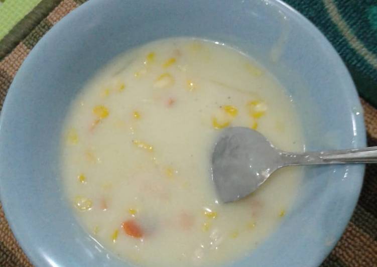 Rahasia Membuat Cream soup jagung kfc ala2 homemade Untuk Pemula!