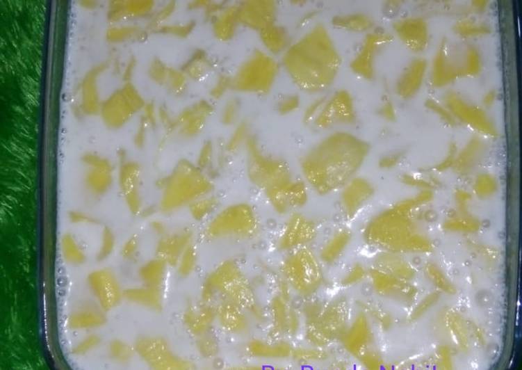 Resep 1.Puding nangka lembut Anti Gagal
