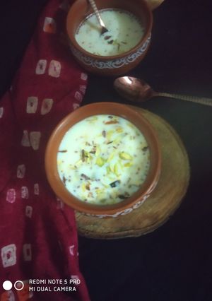 A picture of Halim seeds milk.
