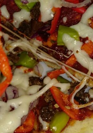 صورة لوصفة 🍕 بيتزا الطاسه