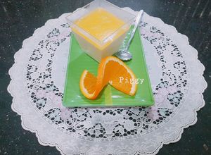 Hình của món SP.0362 - Panna Cotta Yogurt & Orange Jelly.