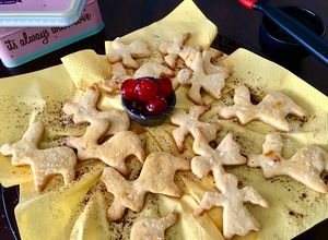 Foto resep Butter Cookies-Sable-Selai Aprikot