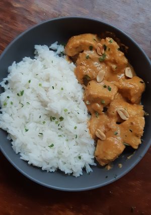 Une photo de Poulet façon Satay