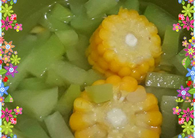 Resep Sayur Bening Labu Siam Dan Jagung Oleh Dewita Cookpad