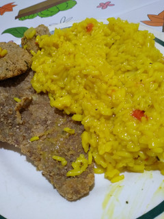 Una foto de Arroz con Azafrán